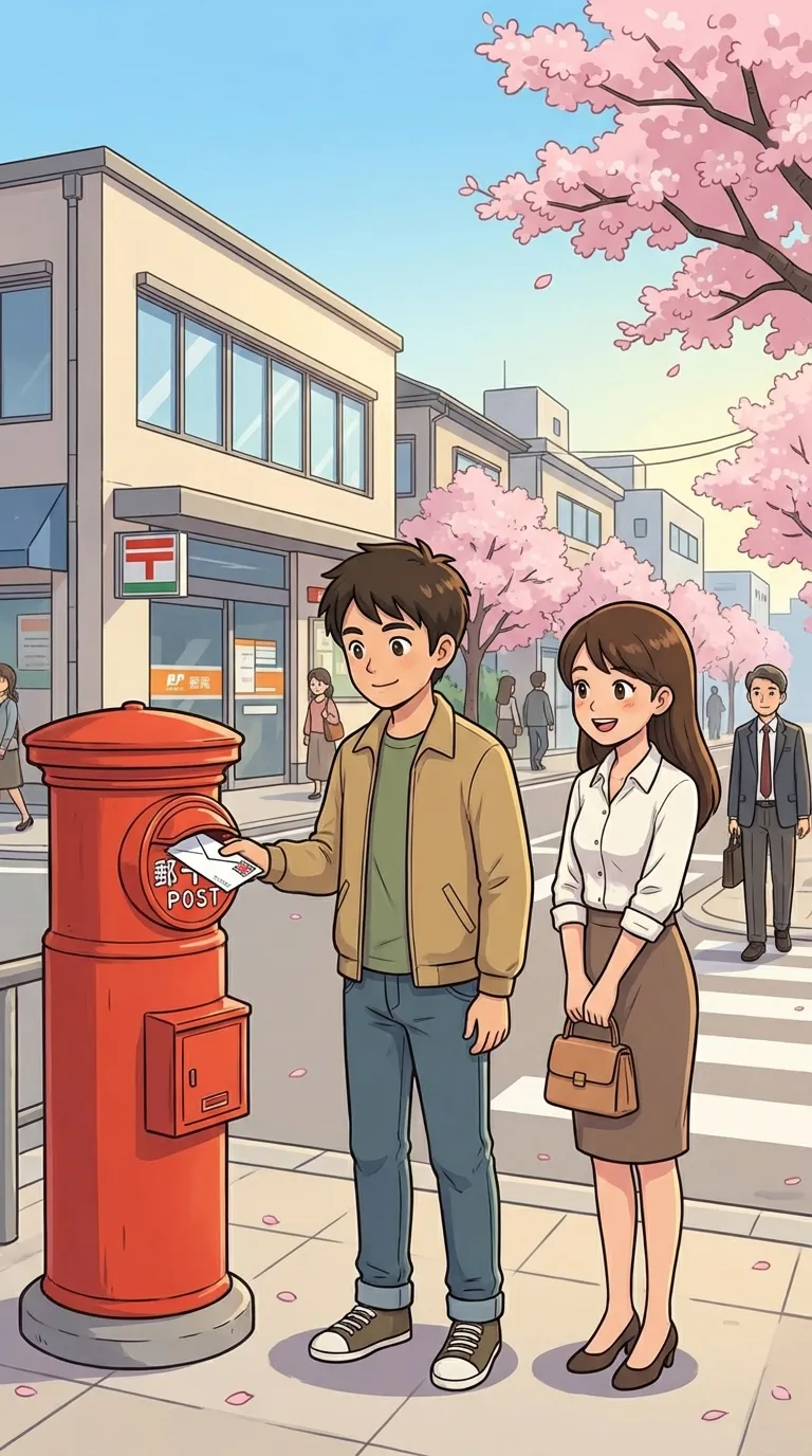 送る