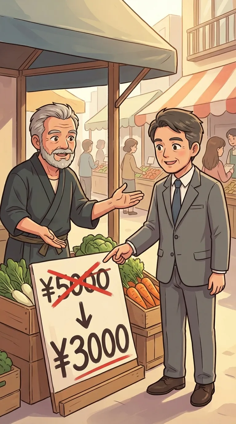 下げる