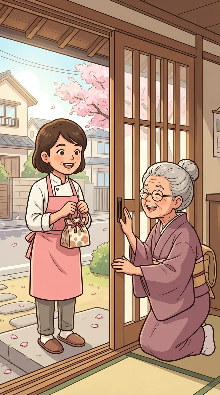 訪ねる