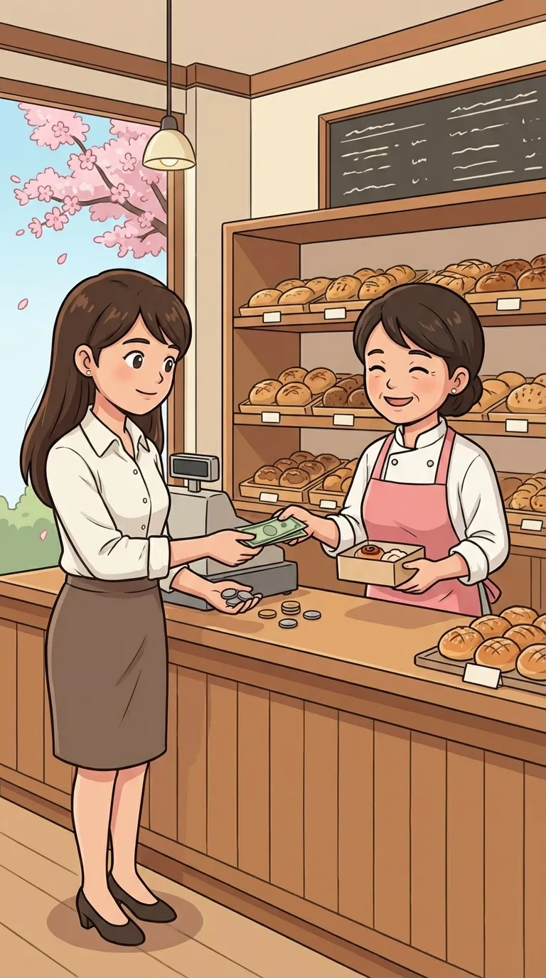 払う
