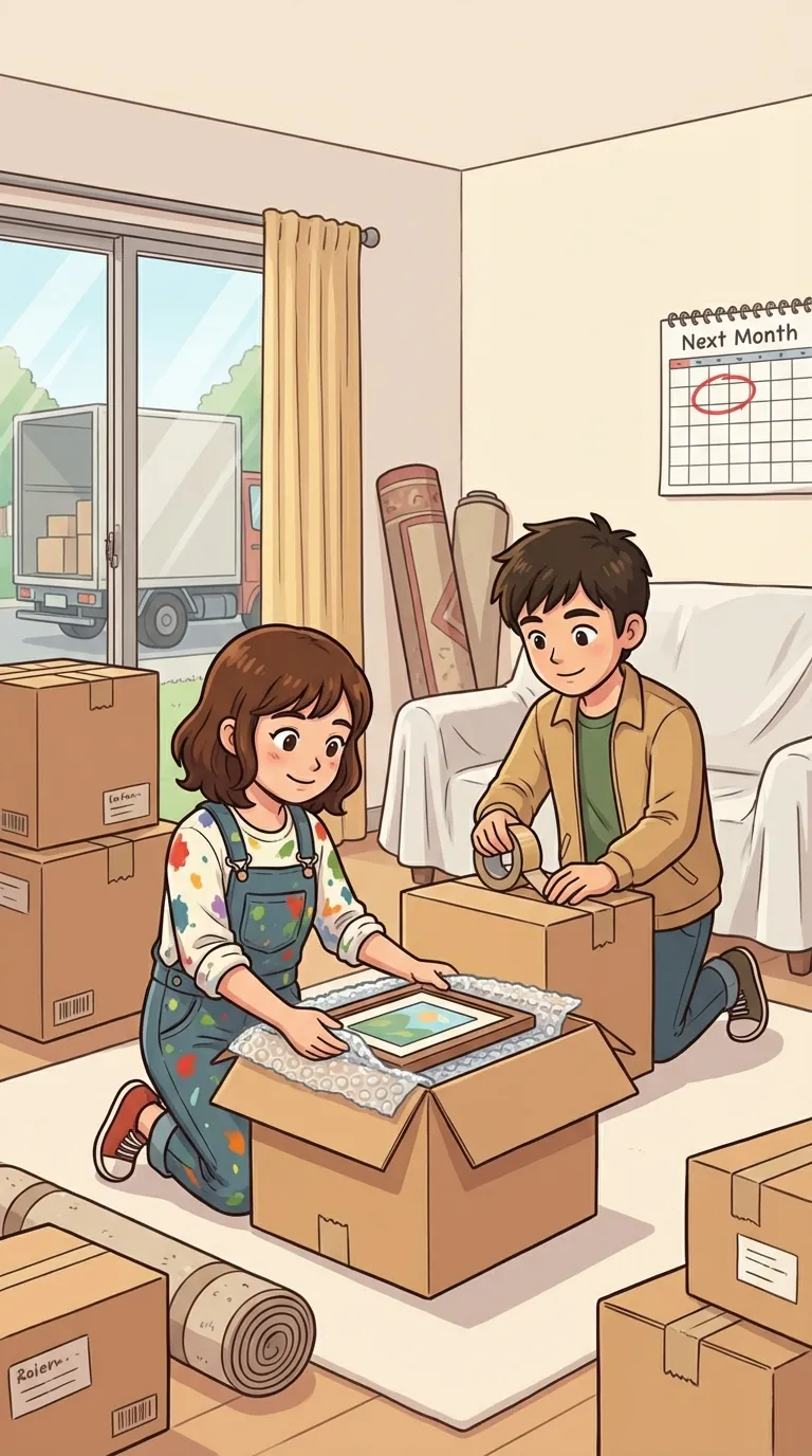 引っ越す