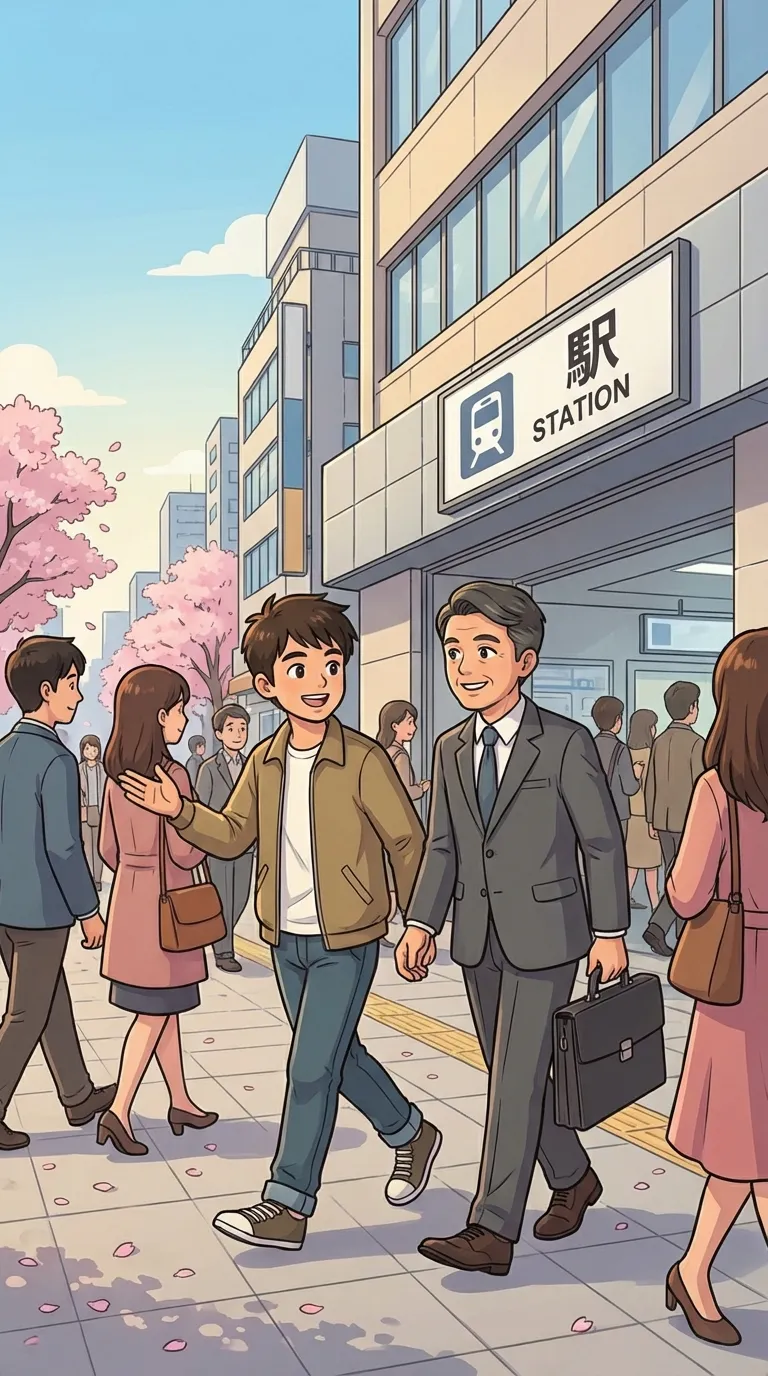 向かう