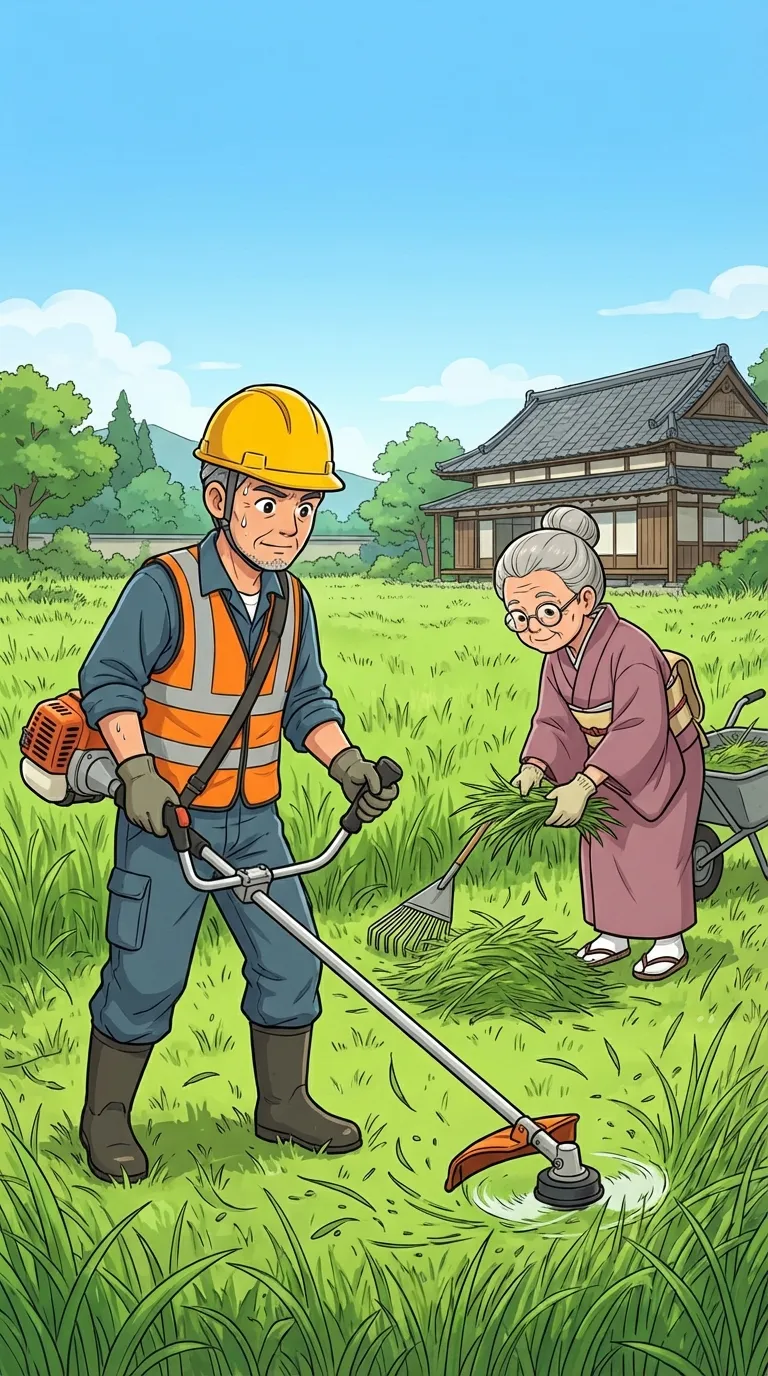 刈る