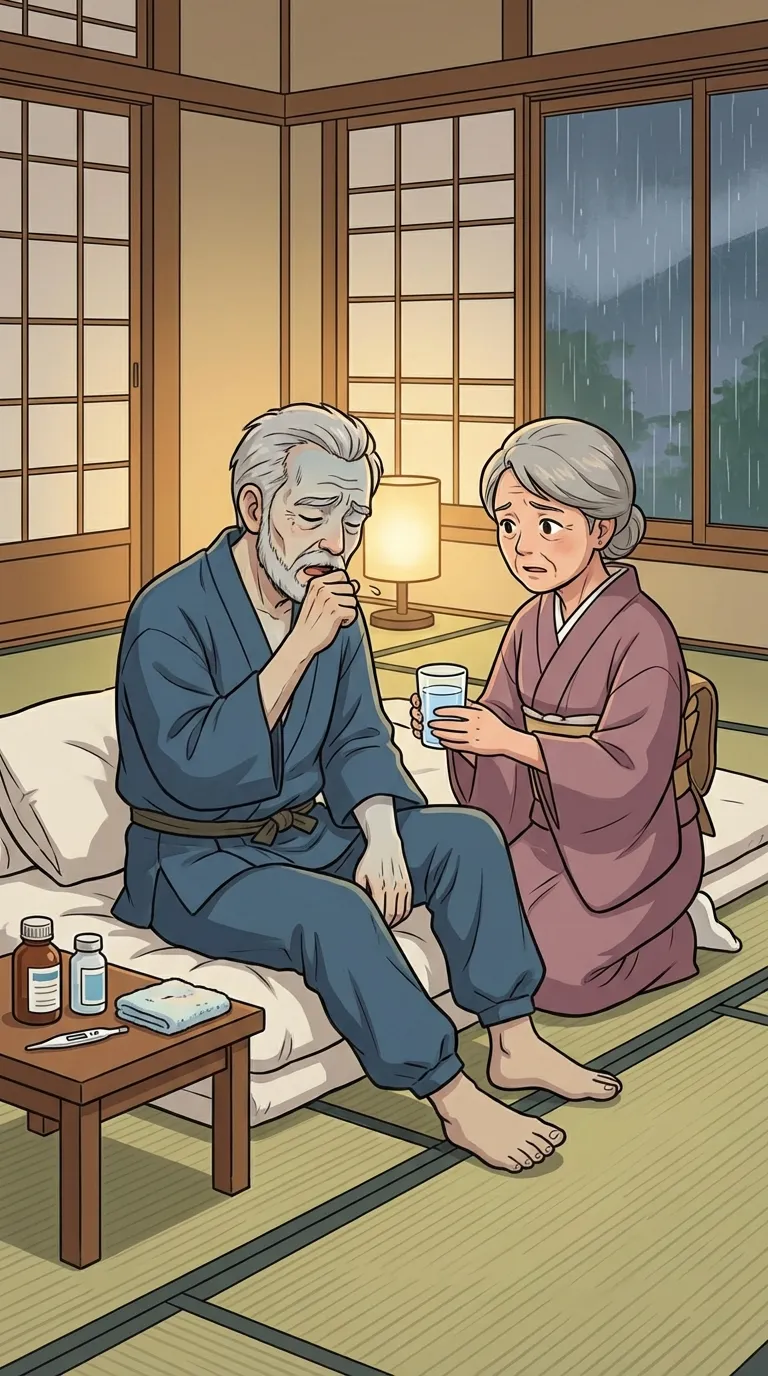 苦しむ
