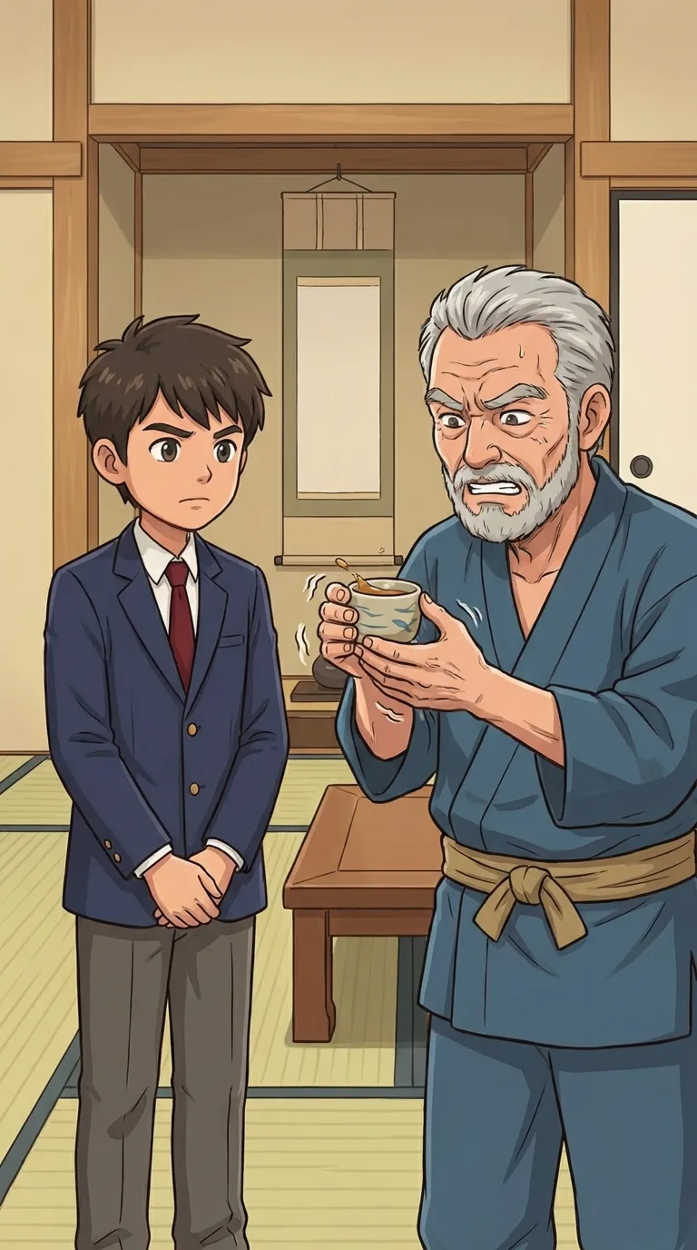 震える