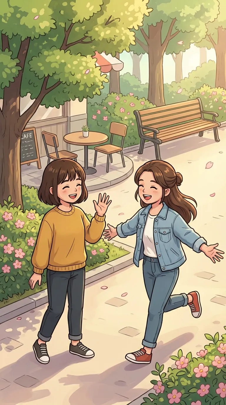 만나다