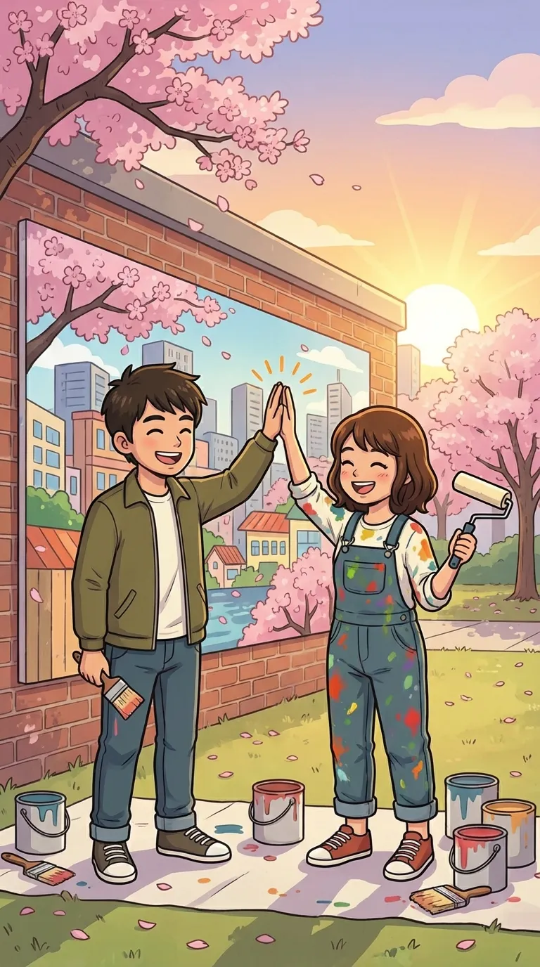 끝나다