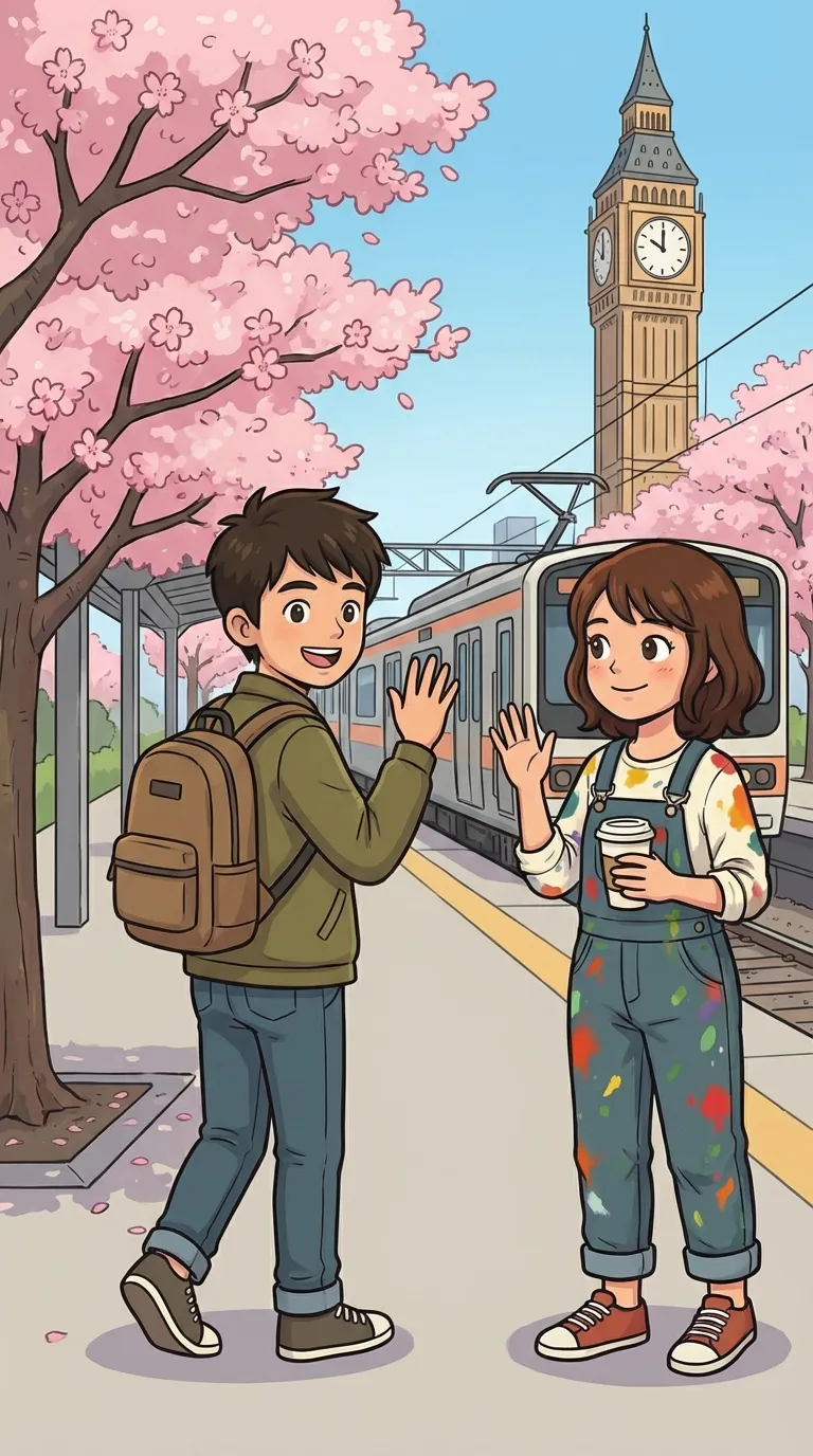 떠나다