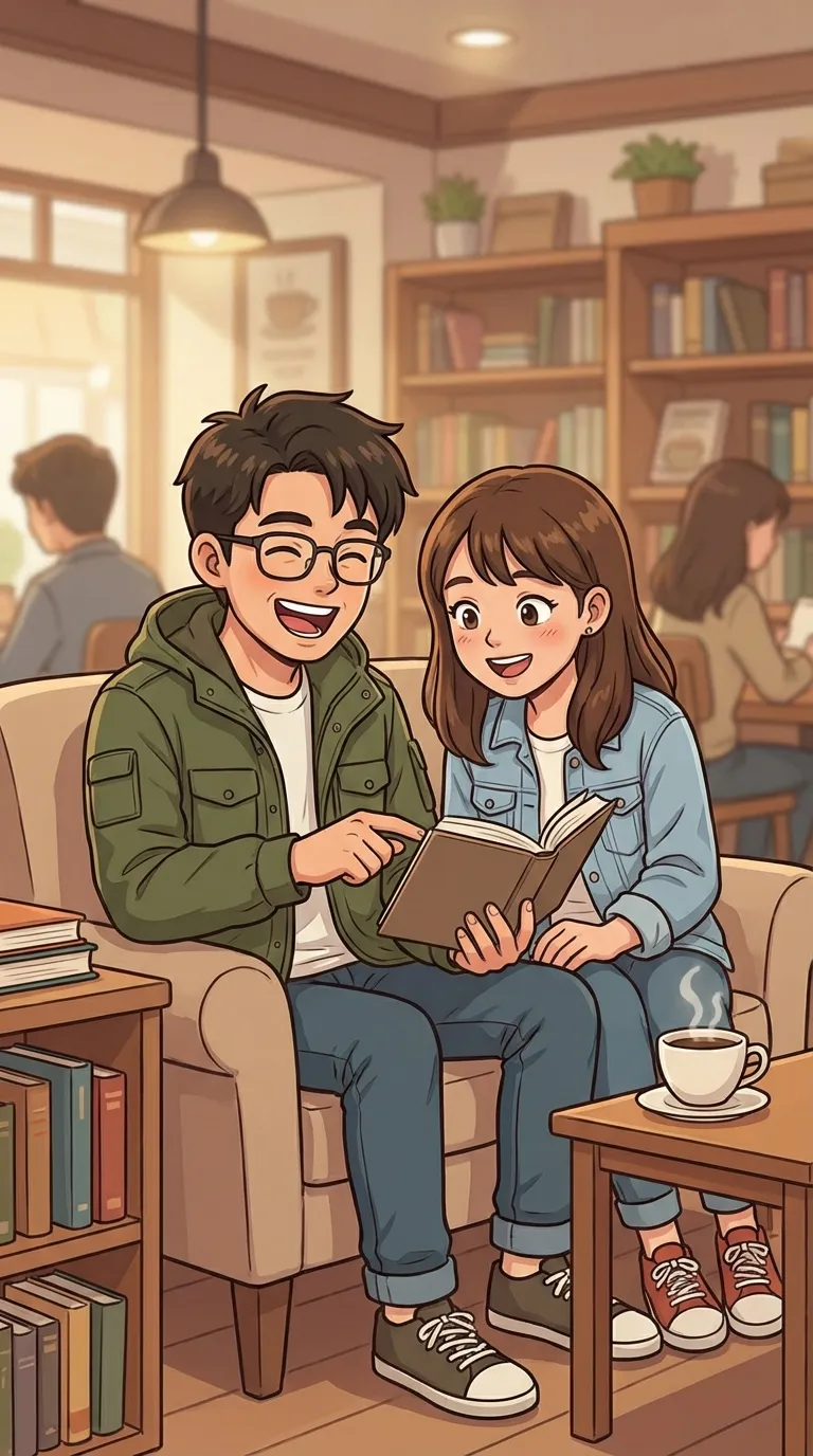 재미있다