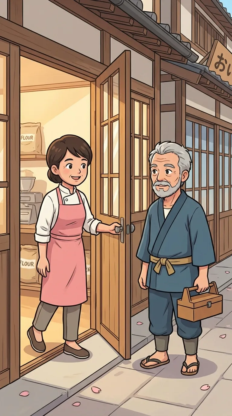 開く