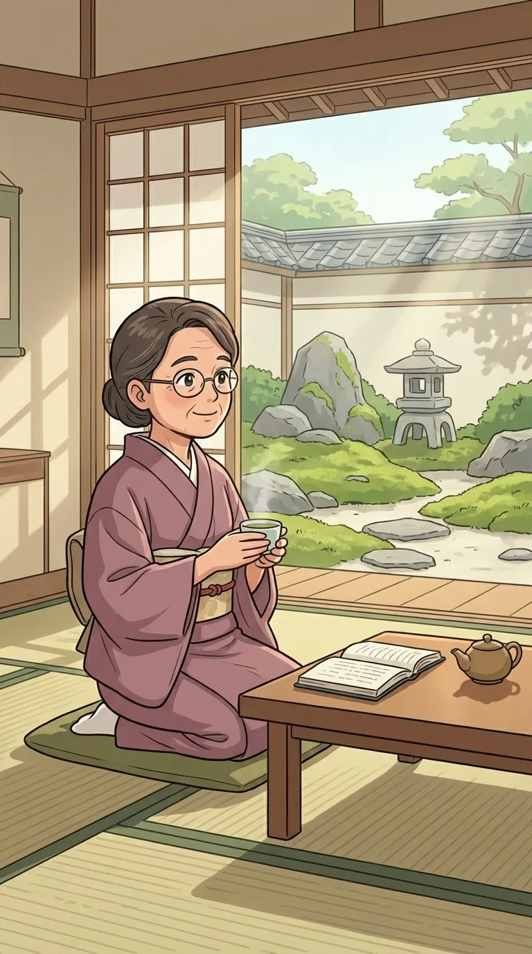 静か
