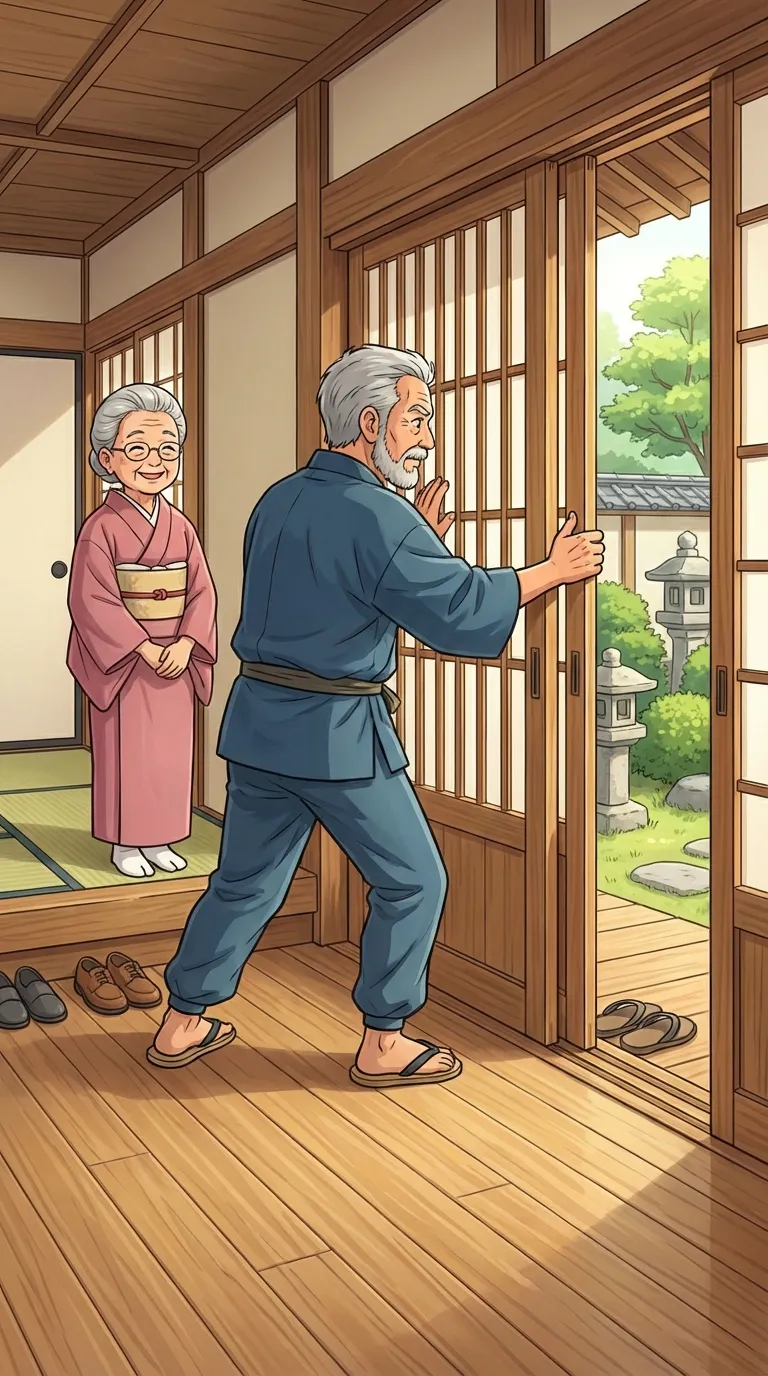 閉める