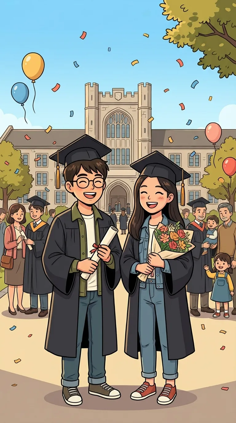 졸업하다