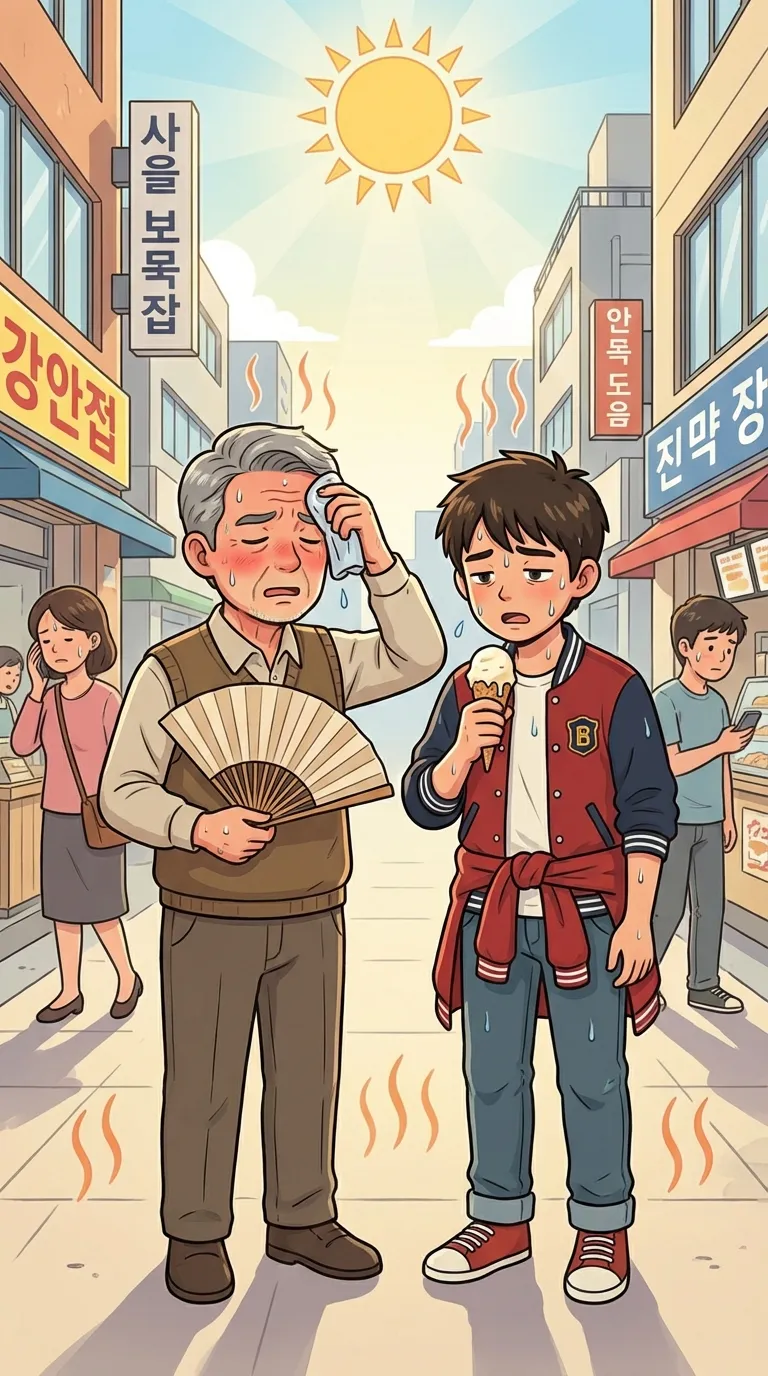 덥다