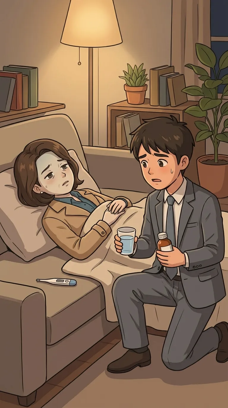 편찮다