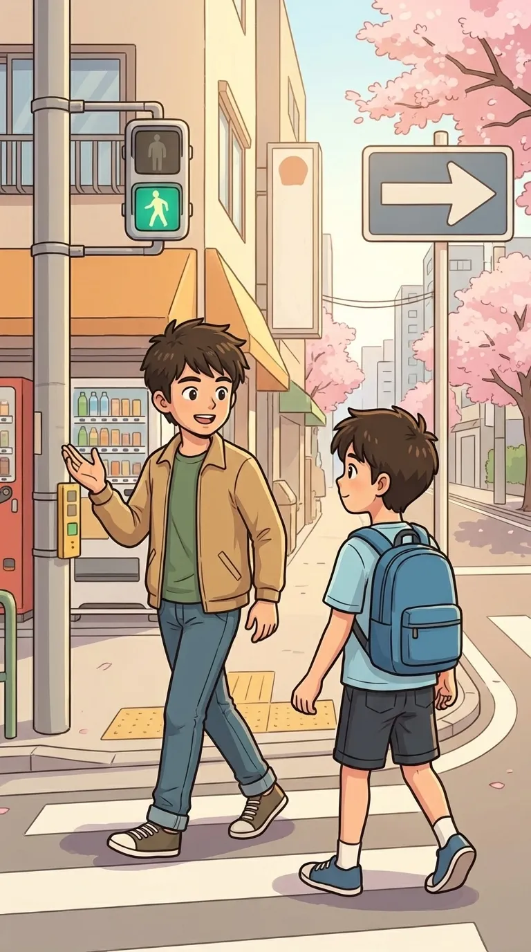 曲がる