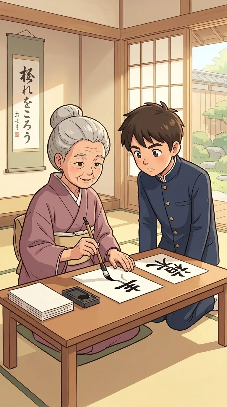 示す