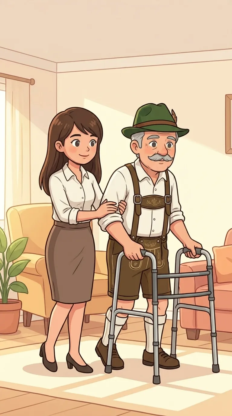 die Pflegerin