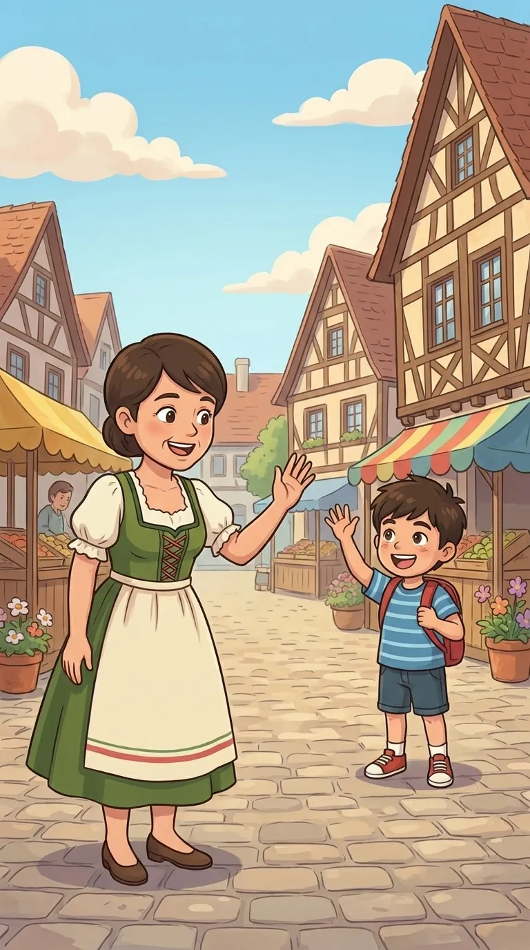 grüßen