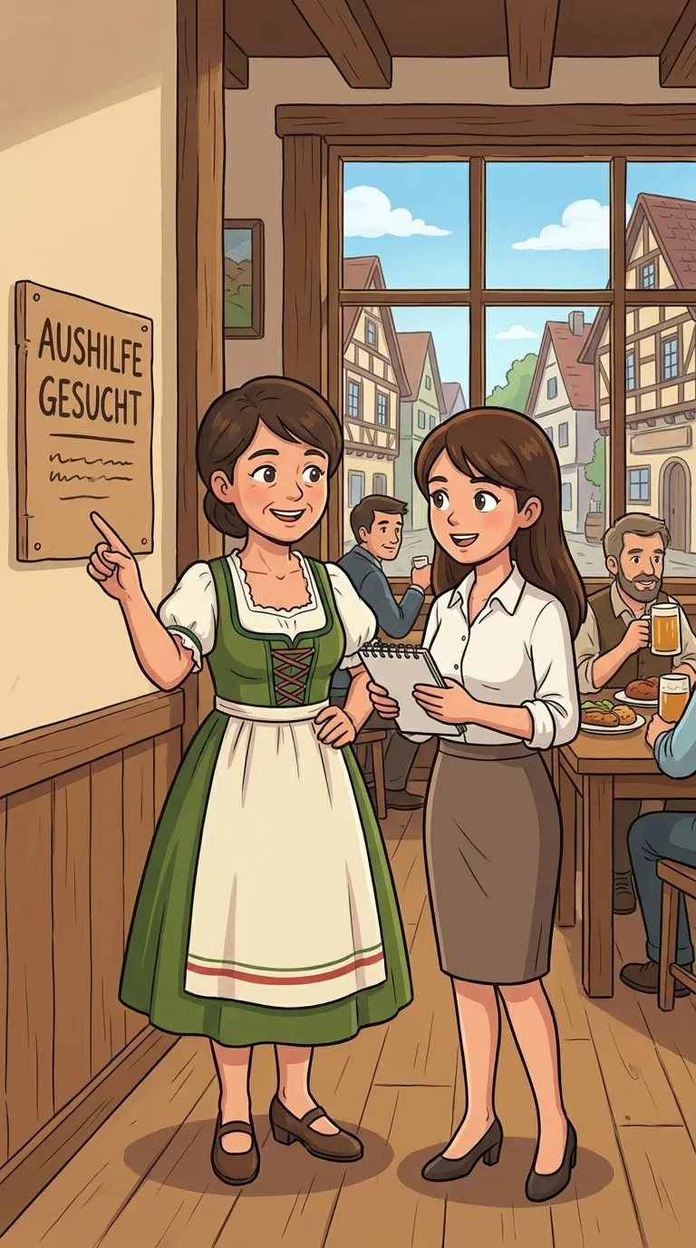 die Aushilfe