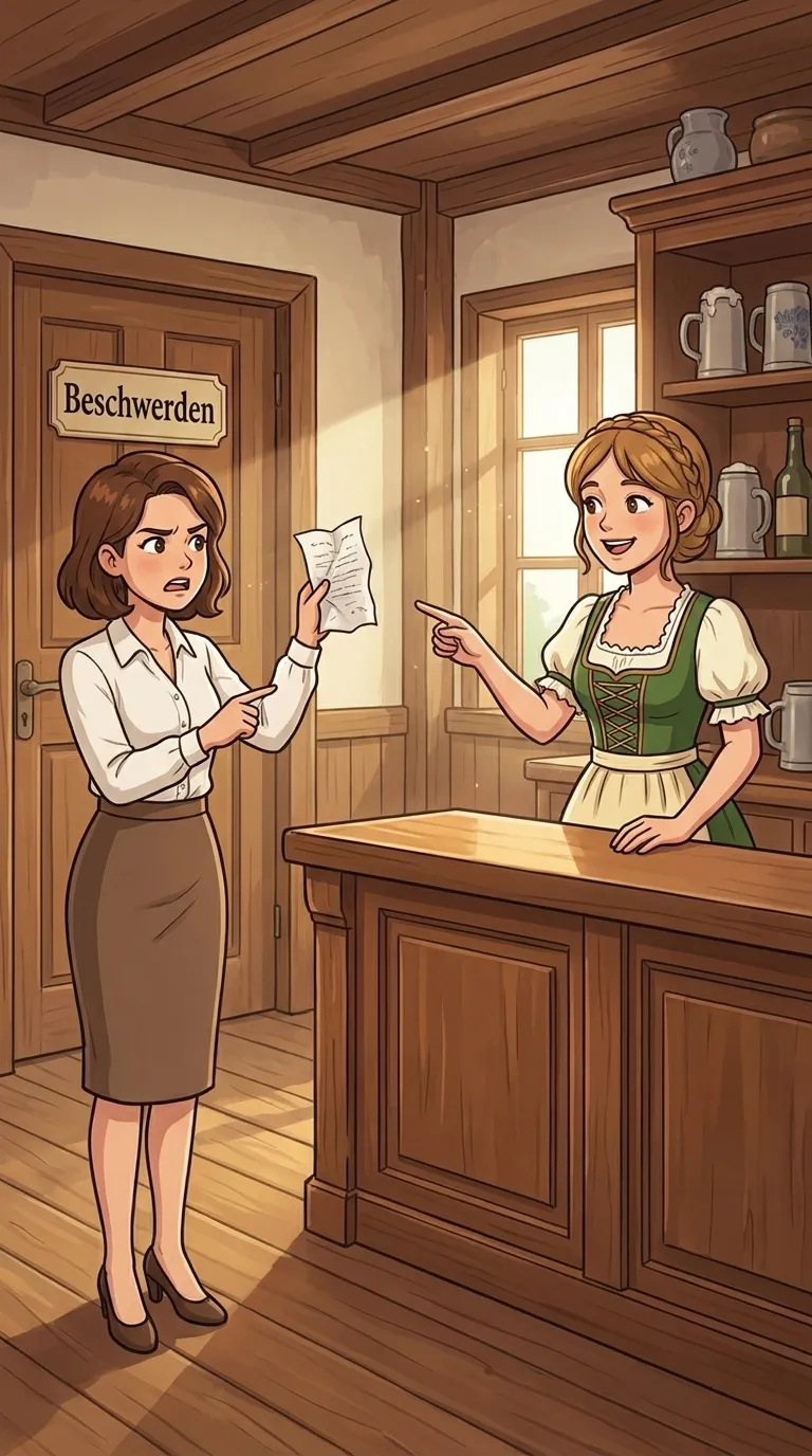 sich beschweren
