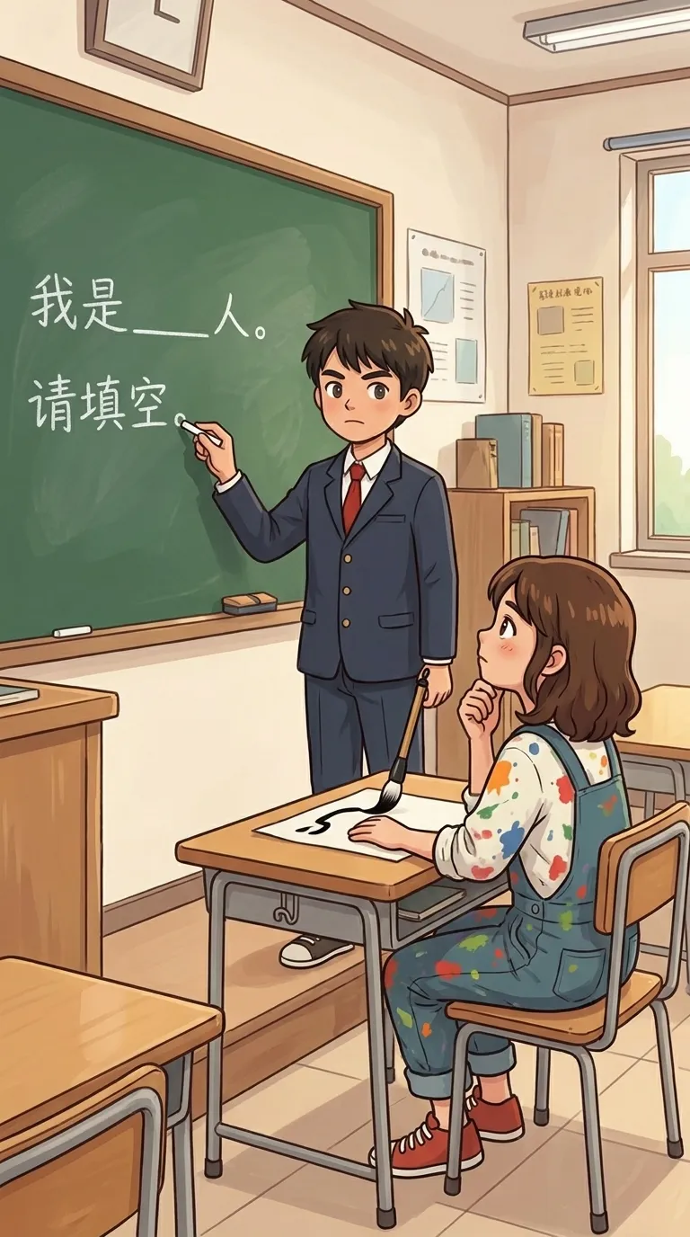 填空