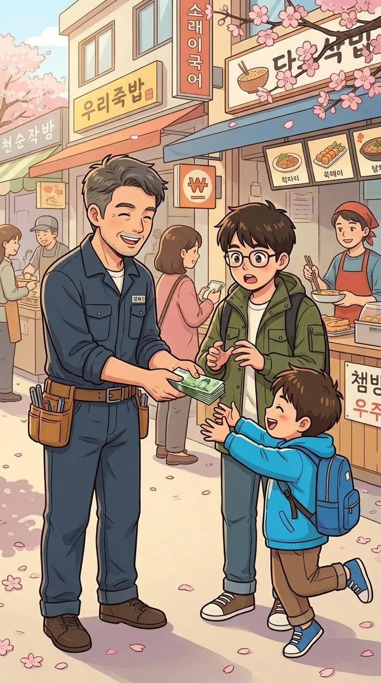얻다