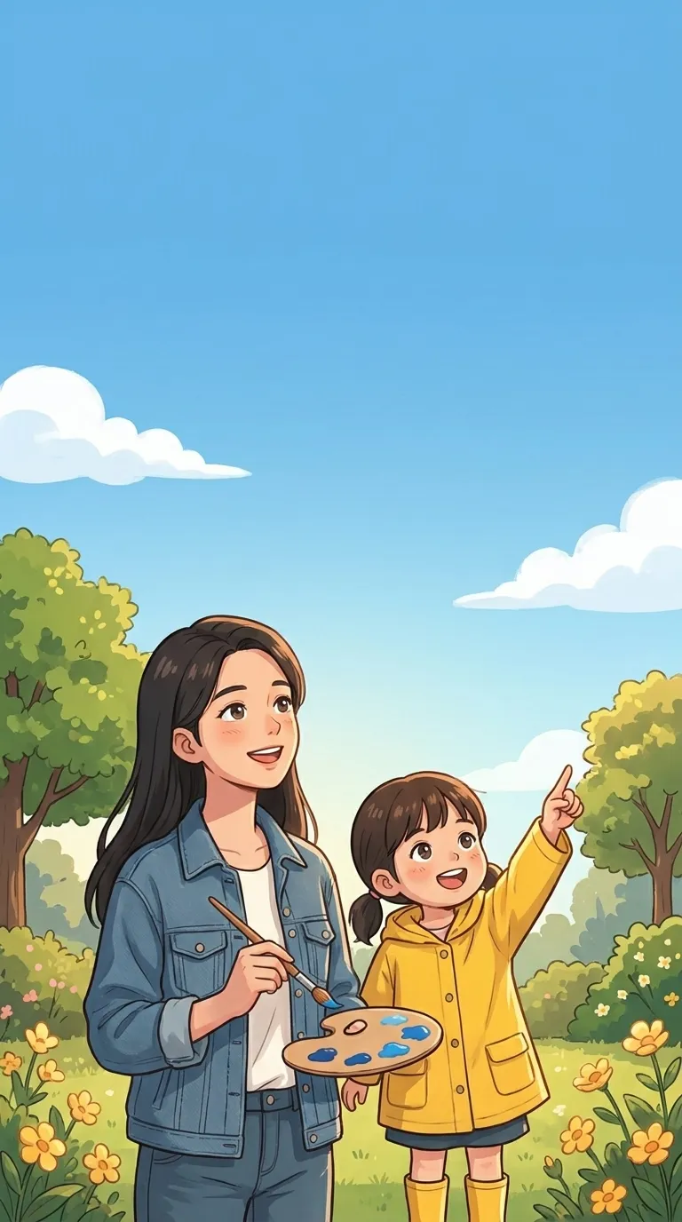 파랗다