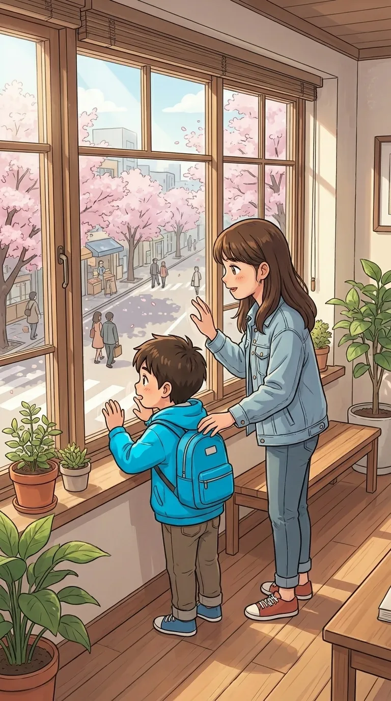 바라보다