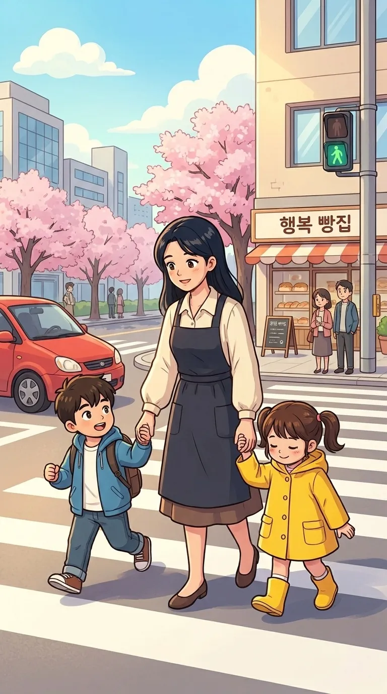 건너다