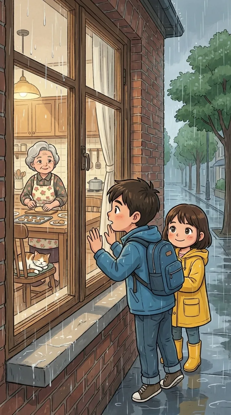 들여다보다