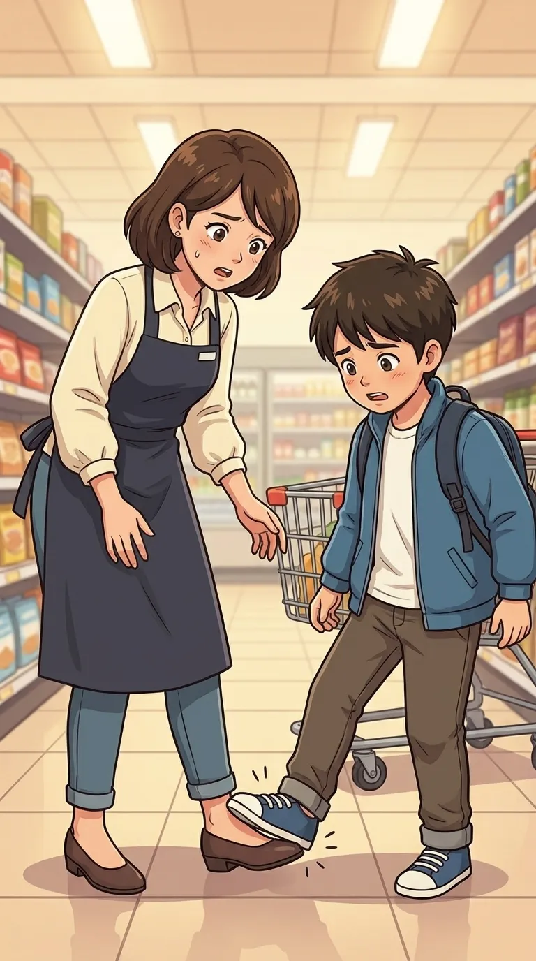 밟다