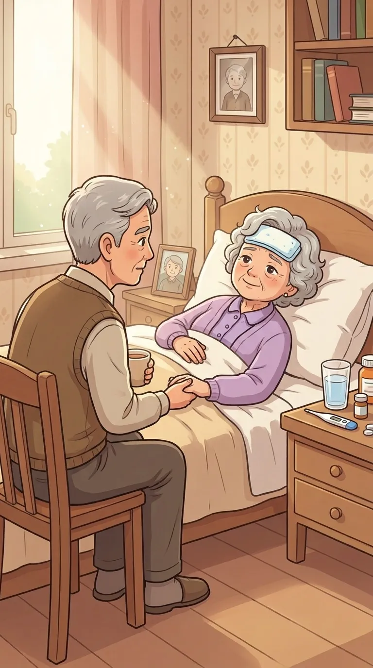 앓다