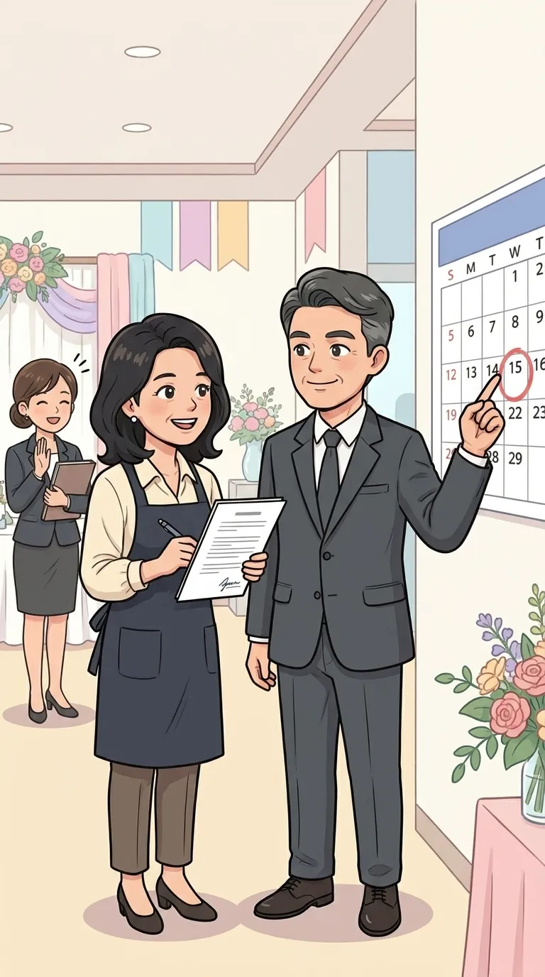 정해지다