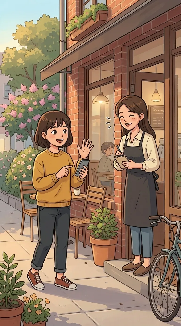 연락하다