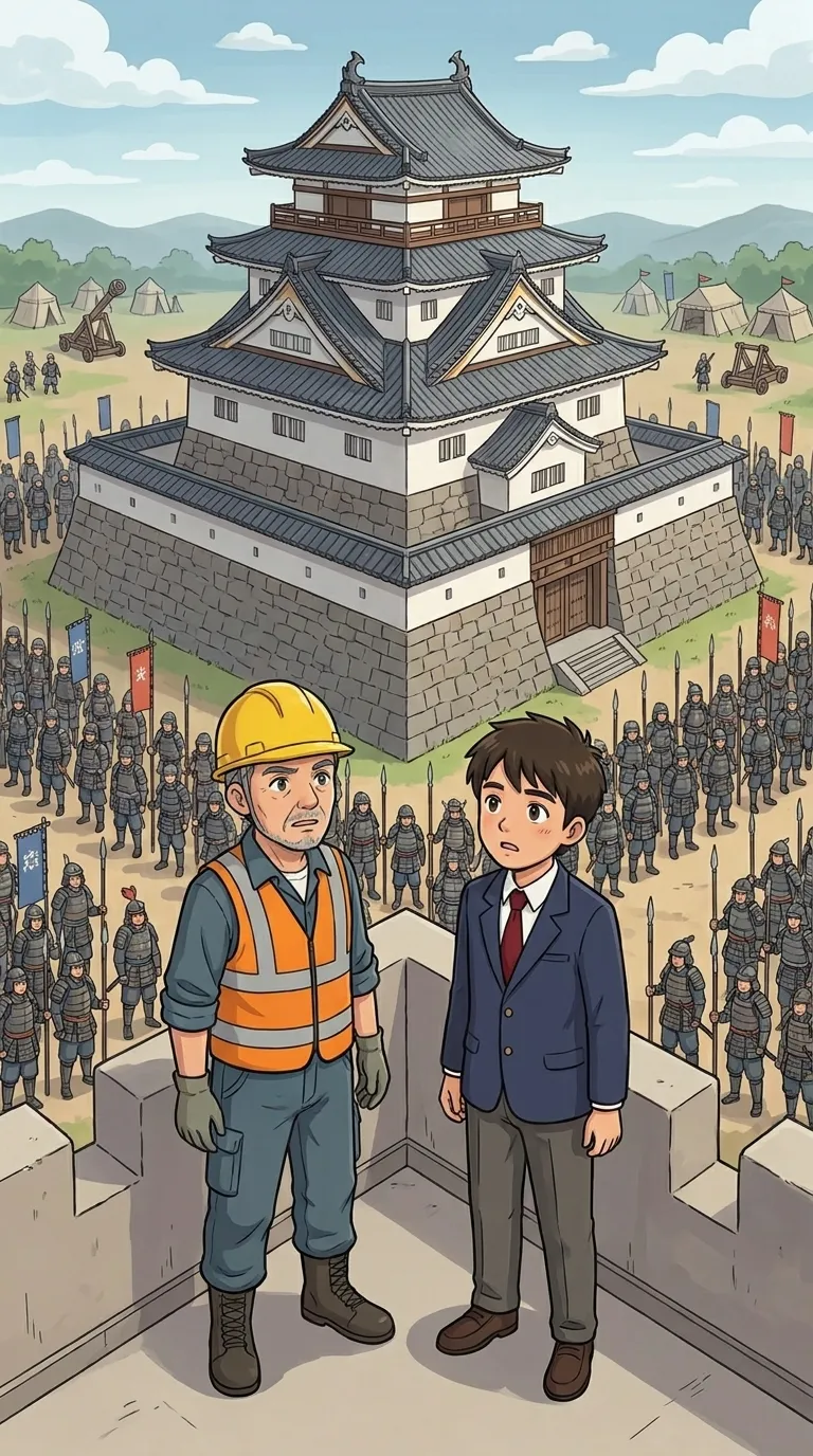 囲む