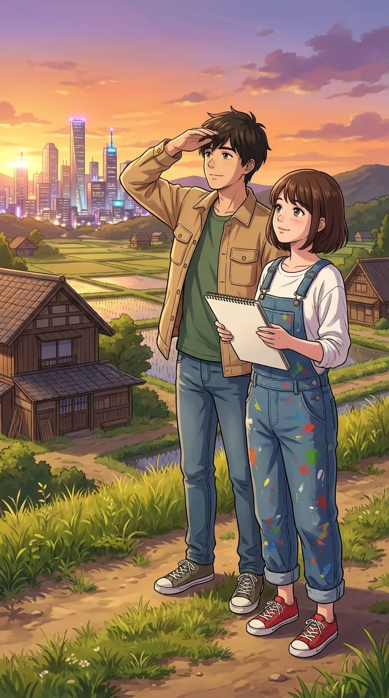 憧れる