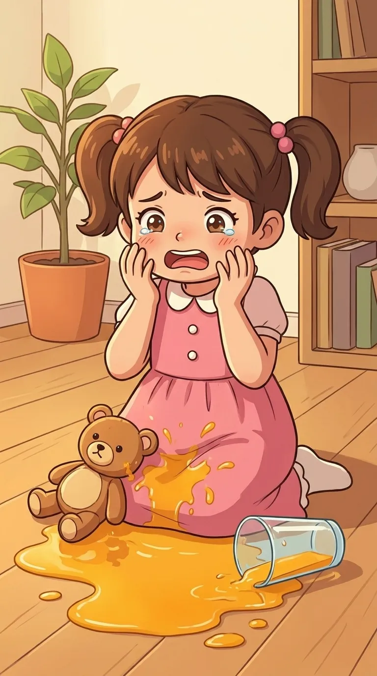 こぼす
