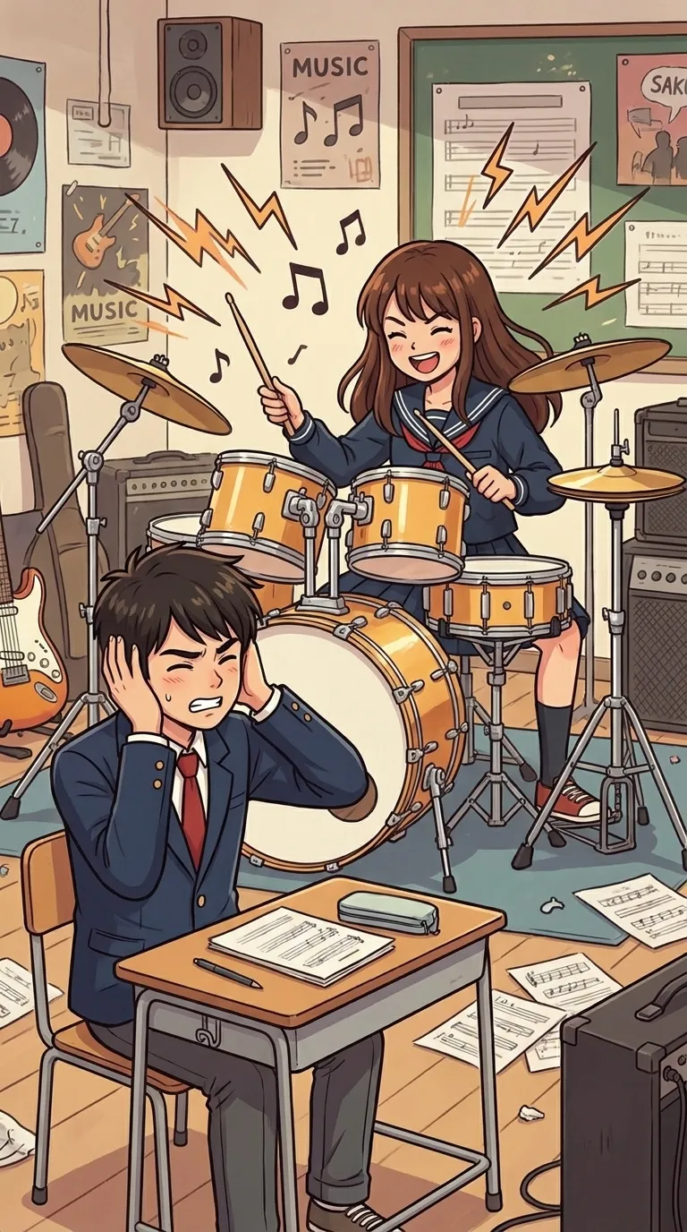 やかましい