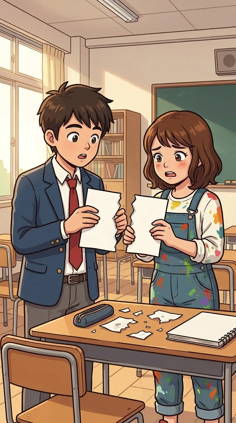 破れる