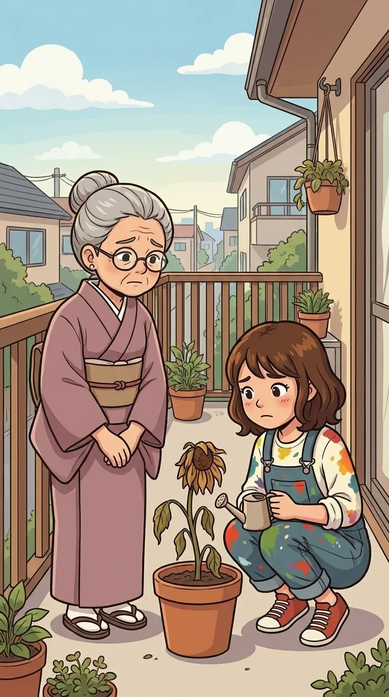 枯れる