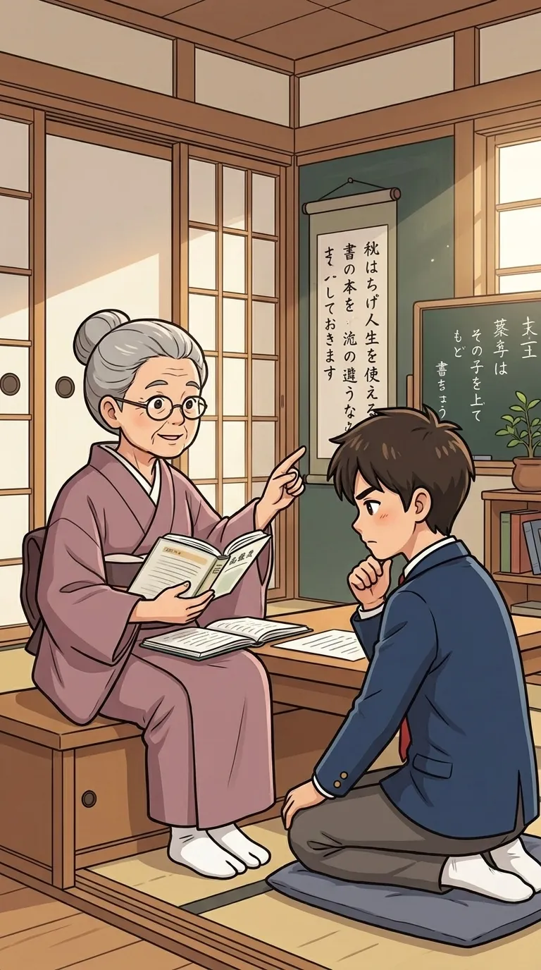 教わる