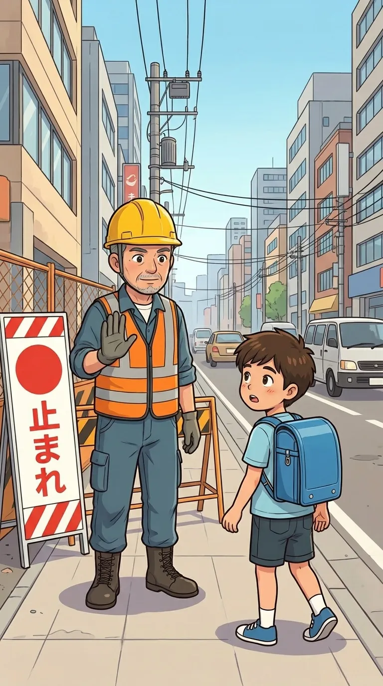 立ち止まる