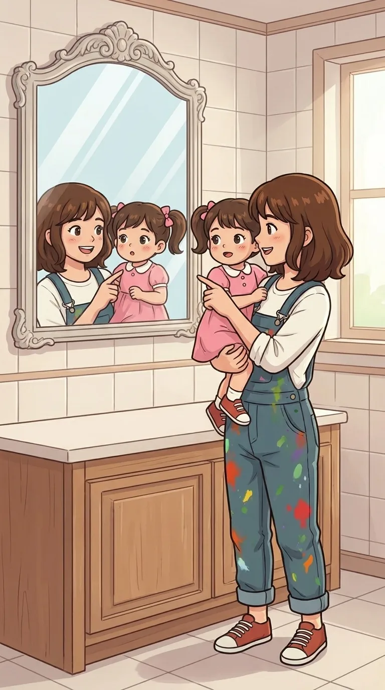 映る