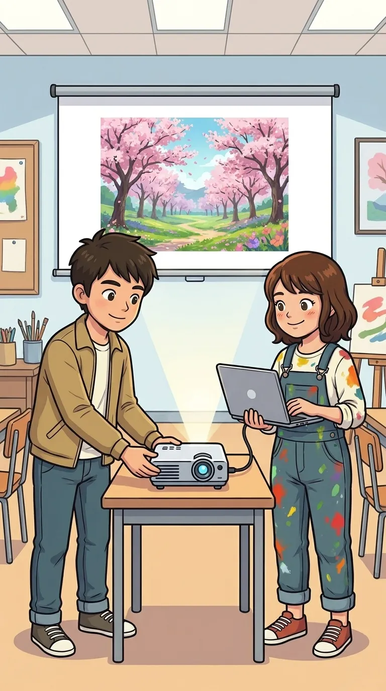 映す