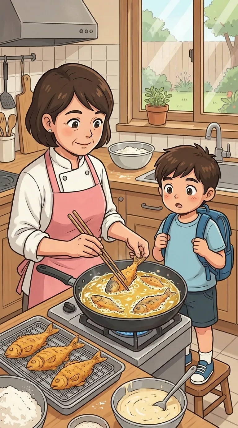 揚げる