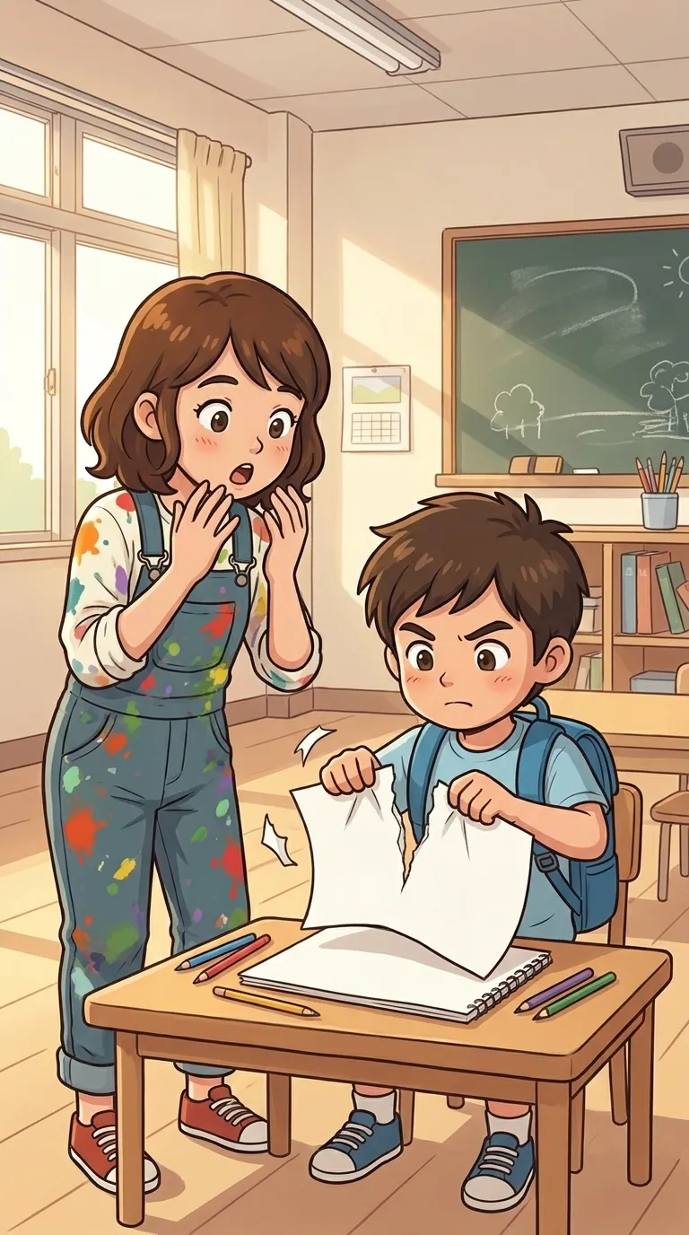 破く