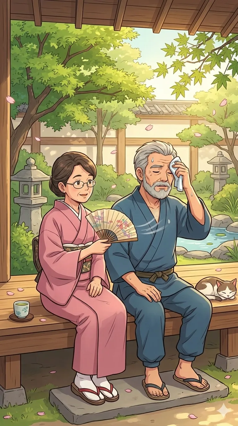 扇ぐ