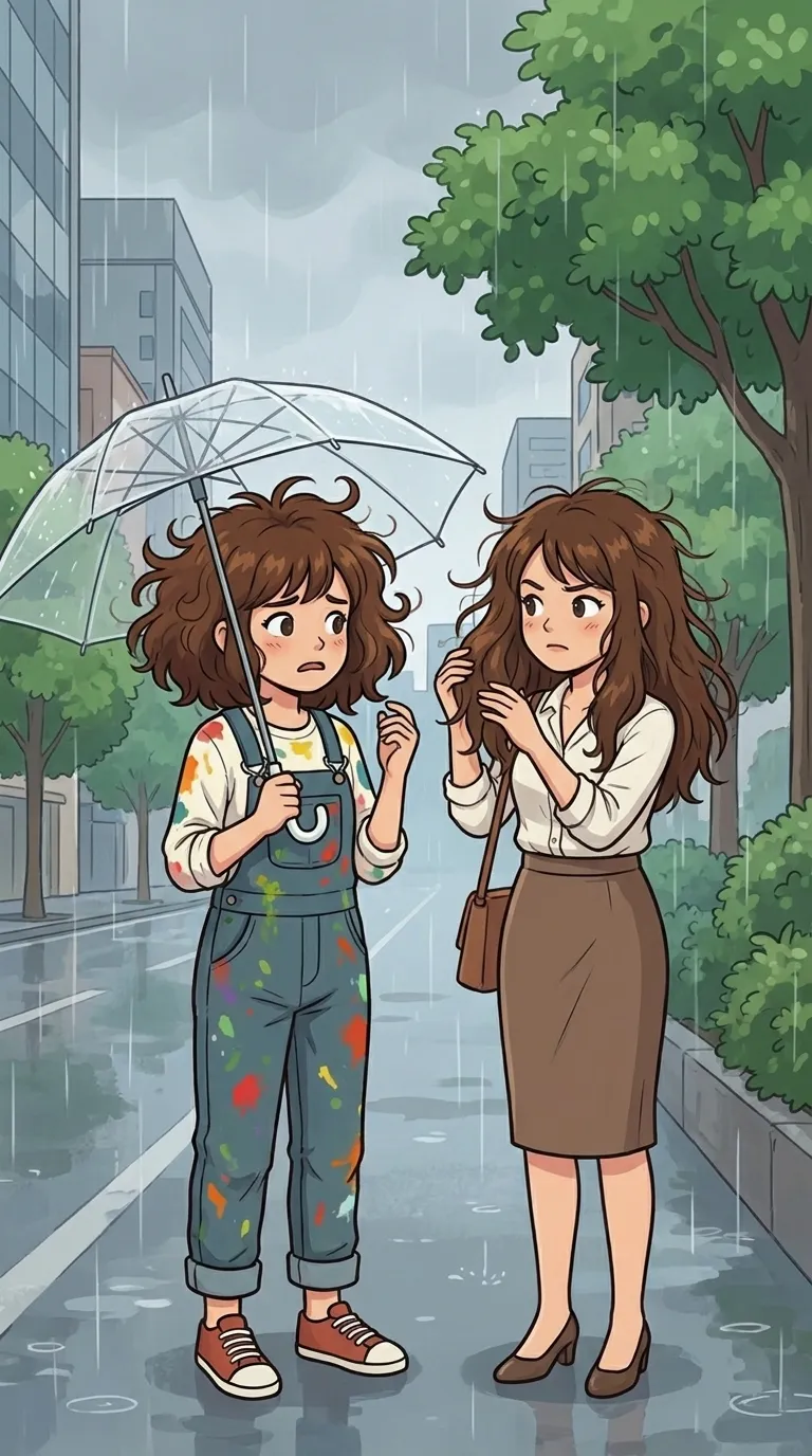 縮れる