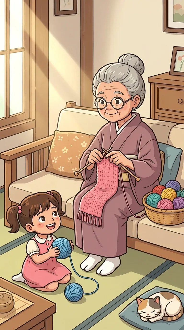 編む